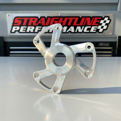 Straightline Performance Polaris P22 Lightweight Billet Clutch Cover / Raw Machined look Aluminum