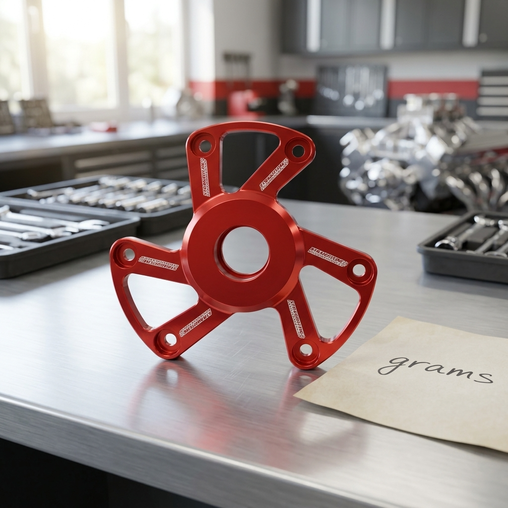 Straightline Performance Polaris P22 Lightweight Billet Clutch Cover Anodized Red