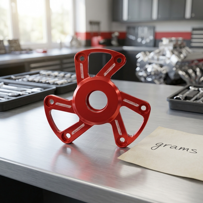 Straightline Performance Polaris P22 Lightweight Billet Clutch Cover Anodized Red