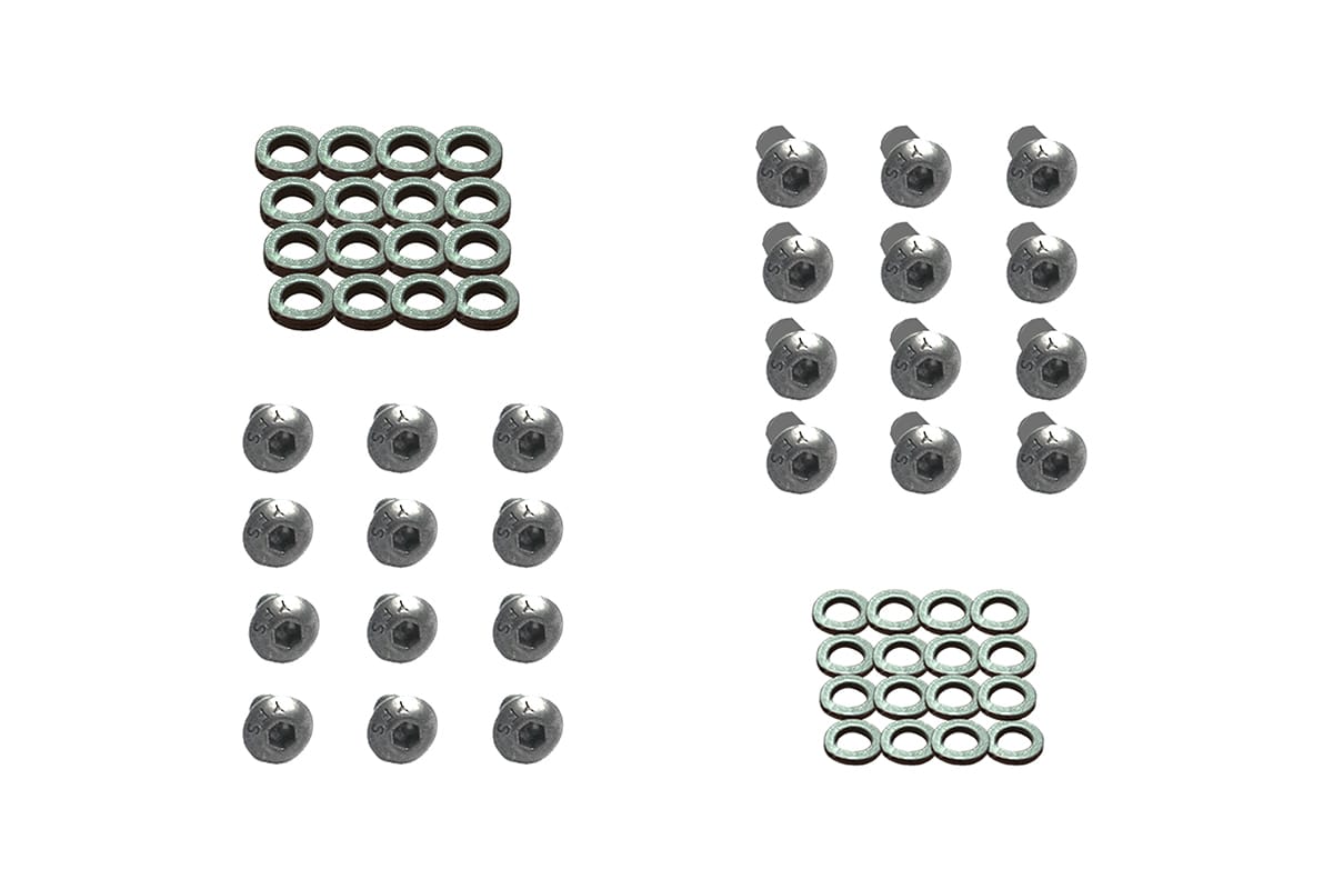 Straightline Performance Complete adjustable weight kits: Includes (12 tungsen washers 2.1g ea. 12 Washers .3g ea., 12 short tuning screws 1g ea.,…
