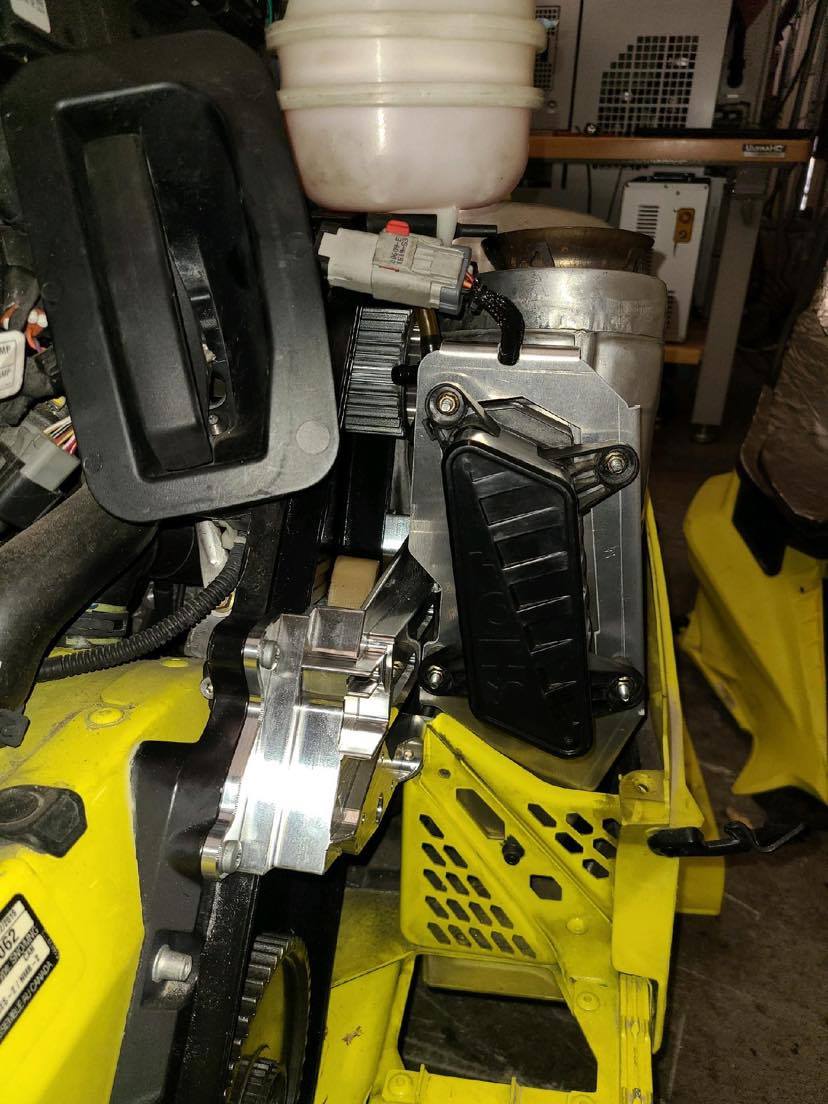 MVM Ski-Doo Toe Plate Mounted SHOT Bracket