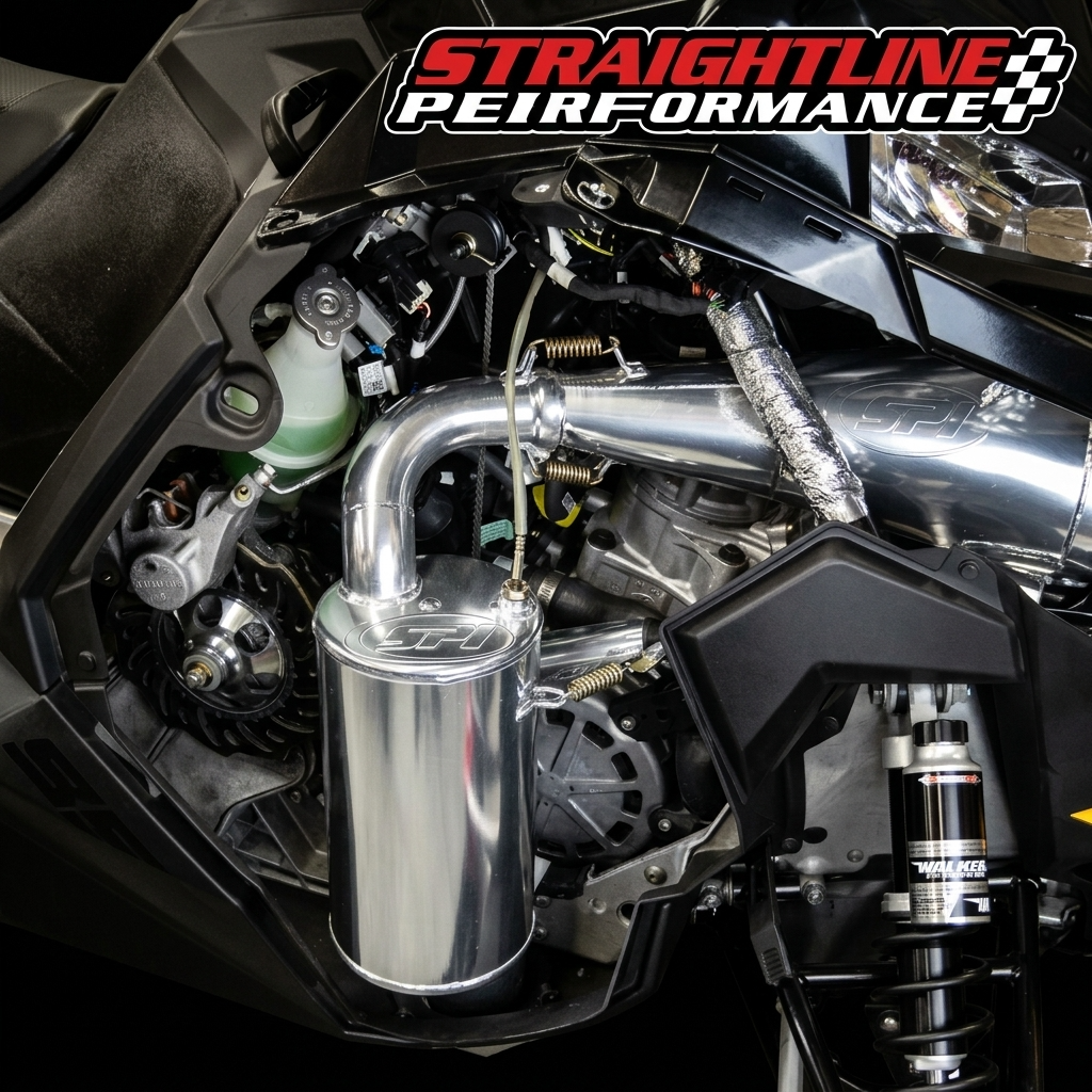 Straightline Performance Polaris Matryx 850 Patriot Single Pipe (Ceramic Coated)