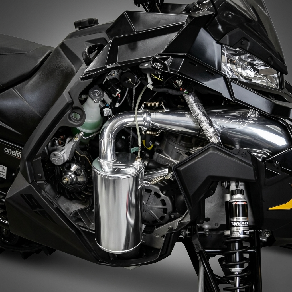 Straightline Performance Polaris AXYS 850 Patriot Single Pipe (Ceramic Coated)