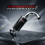 Straightline Performance Polaris AXYS 850 Patriot Carbon Fiber Muffler (Polished Stainless Steel)