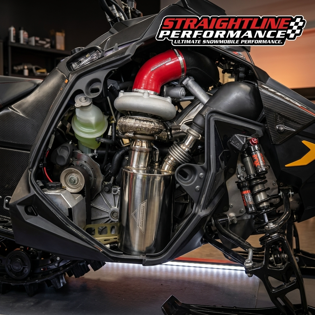 Straightline Performance Polaris Matryx Patriot Boost Lightweight Muffler (Polished Stainless Steel)