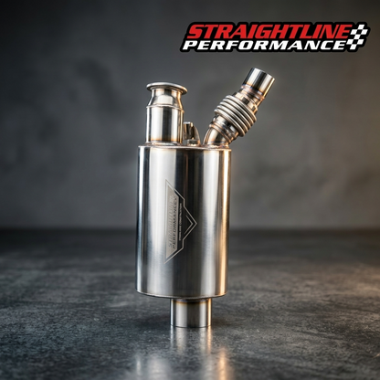 Straightline Performance Polaris Matryx Patriot Boost Lightweight Muffler (Polished Stainless Steel)