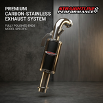 Straightline Performance Ski-Doo 850 REV Gen 4 / Lynx Radien Carbon Fiber Muffler (Stainless Steel)