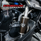 Straightline Performance Ski-Doo 850 REV Gen 4 / Lynx Radien Carbon Fiber Muffler (Stainless Steel)