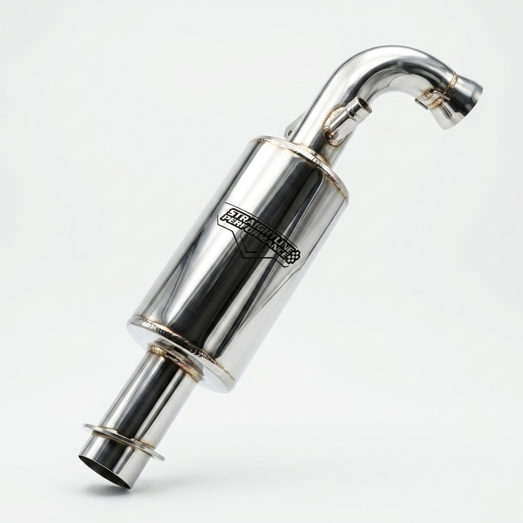 Straightline Performance Ski-Doo 850 REV Gen 4 / Lynx Radien Ultra Lite Muffler (Polished Stainless Steel)