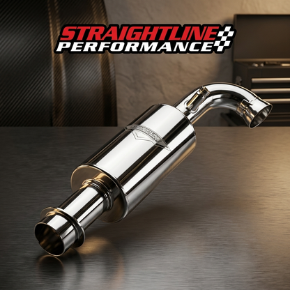 Straightline Performance Ski-Doo REV Gen 5 / Lynx 600R Ultra-Light Muffler (Polished Stainless Steel)