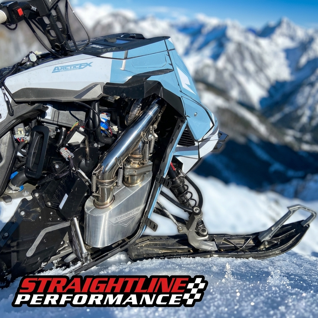 Straightline Performance Ski-Doo Turbo Gen 4 & 5 / Lynx Radien 850 Turbo Vari-Sound Muffler