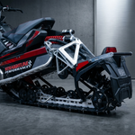 Straightline Performance Polaris AXYS 121"-136" Rush/Pro-R/Switchback Carbon Fiber Bumper (Polished Aluminum)