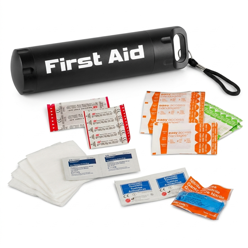 Straightline Performance HNG First Aid Kit - Fits in Rear Tube of Hide-N-Go Rear Bumper