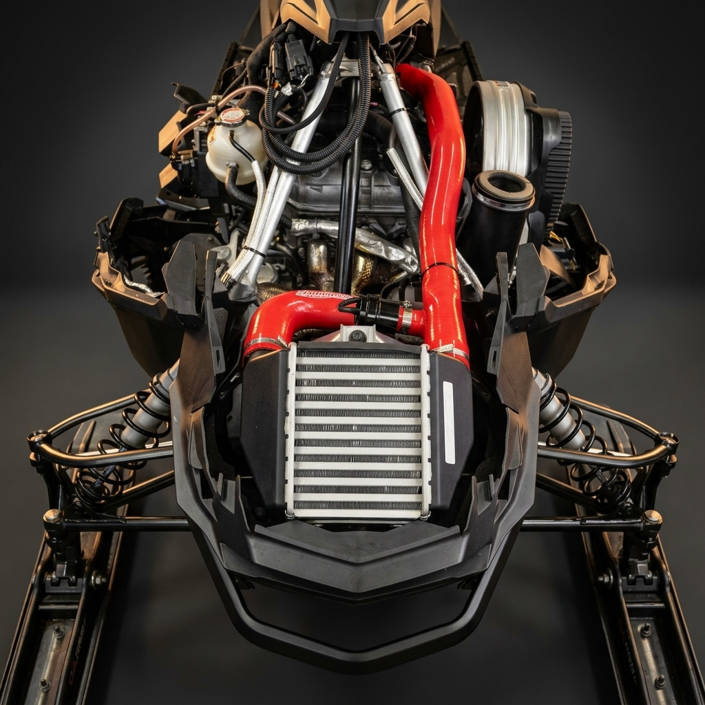 Straightline Performance Ski-Doo / Lynx Radien-X 900 and 900R Turbo Silicone Intake Kit (does not include Blow Off Valve)