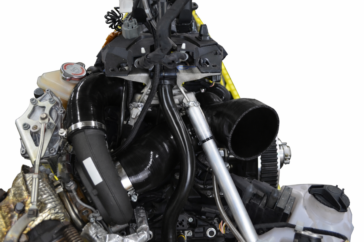 Straightline Performance Silicone Intake Kit - Ski-Doo / Lynx 850 Turbo (Pressure Tube + High-Volume Intake) (Black Version)