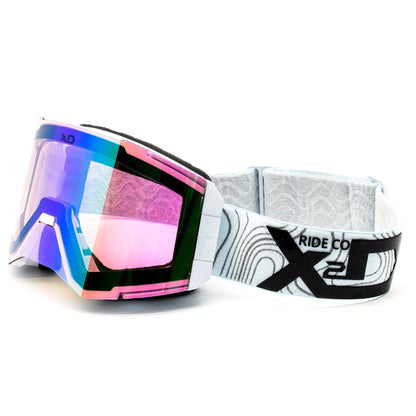 X2D RideCo CASCADE Goggles Topo