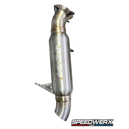 SPEEDWERX L2 Competition Series Lightweight Muffler // Stainless Steel // 2023-2025 Ski-Doo Gen 5 Summit 850 E-TEC Turbo