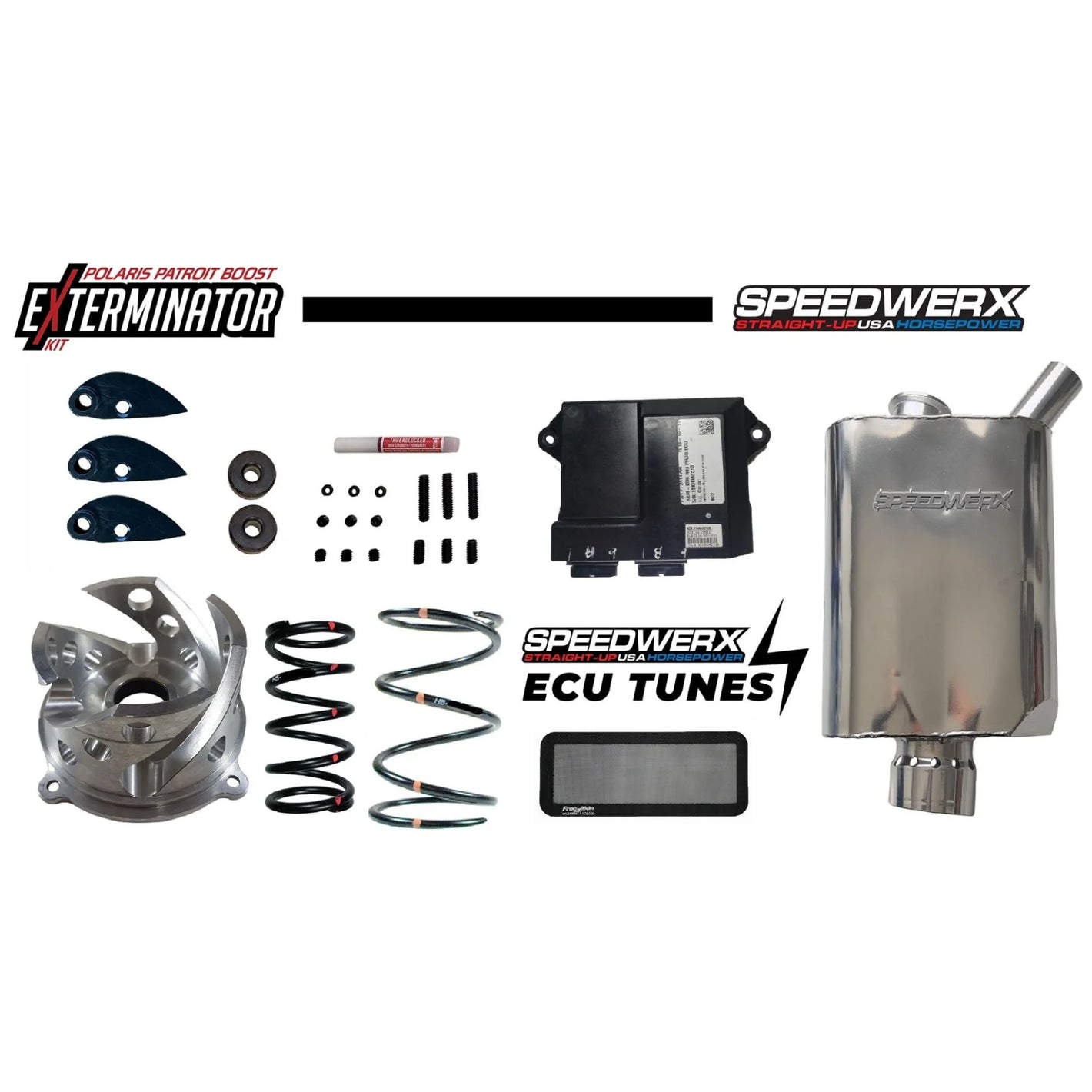 Speedwerx Exterminator Kit // 2023-2025 Polaris 850 Patriot Boost VR1 / Assault