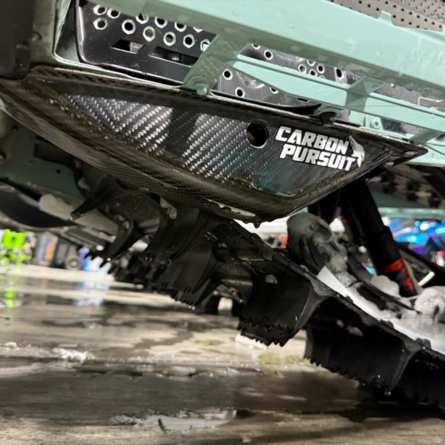 Carbon Pursuit Skidoo Gen 5 Brake and Chaincase Guards