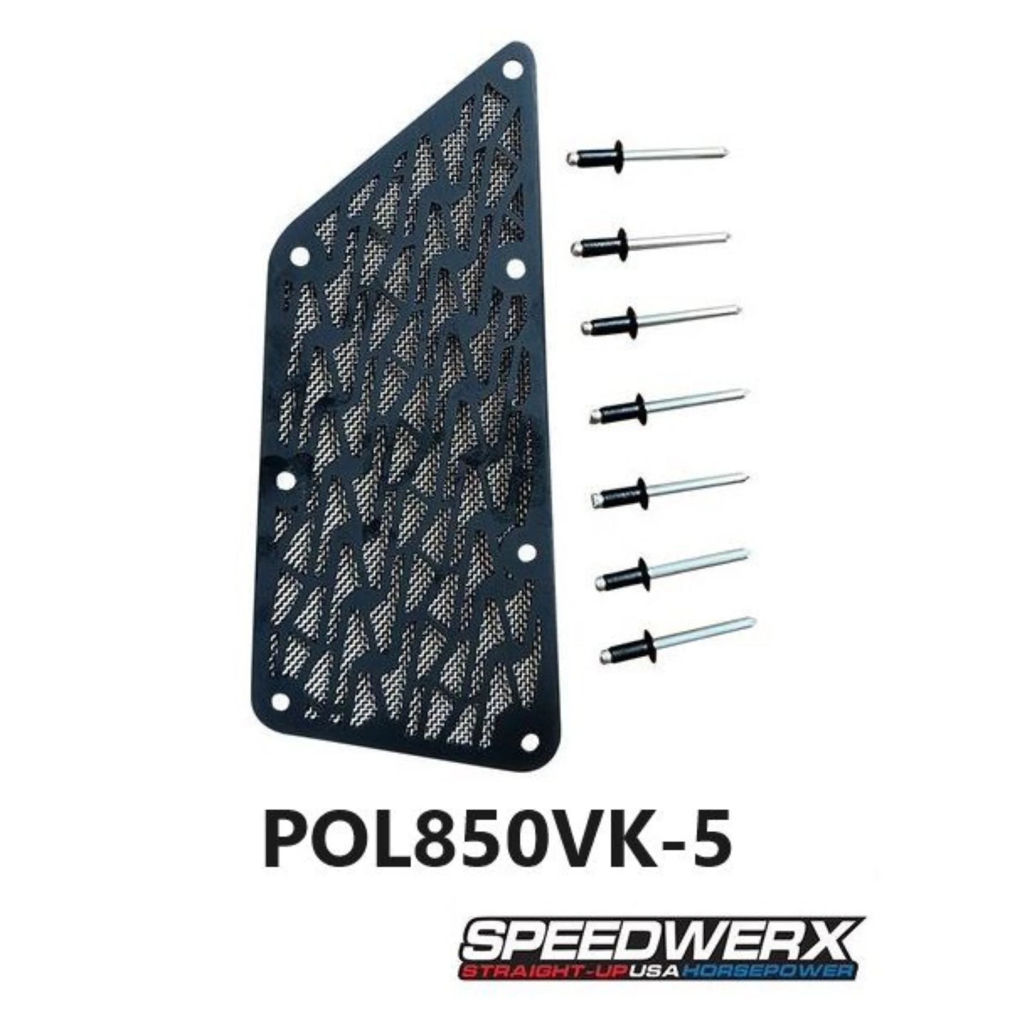 SPEEDWERX Panel Vent Kit // 2021-2025 Polaris Matryx Indy/Switchback Models - 1pc Left Upper Console Panel