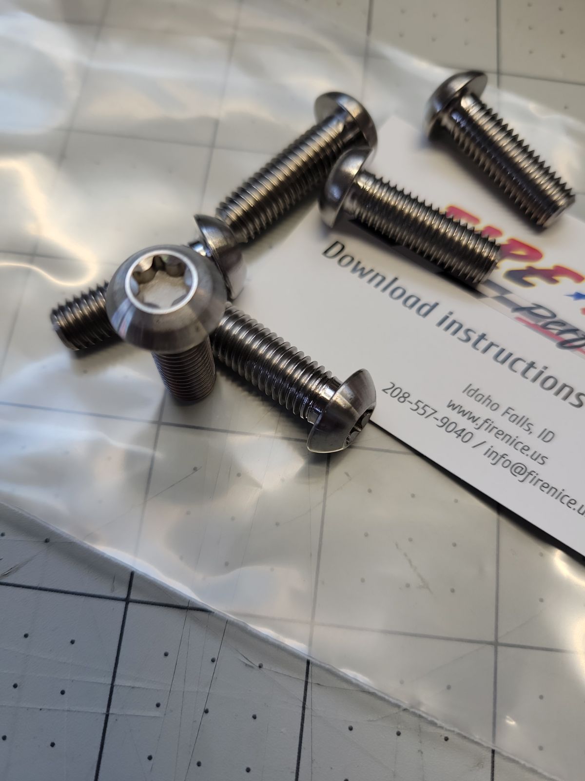 Fire 'N Ice Catalyst Adapt Spyder Titanium Bolt Set (6)