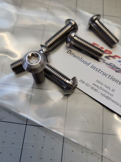 Fire 'N Ice Catalyst Adapt Spyder Titanium Bolt Set (6)
