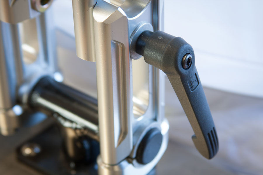 Height adjustable risers installed