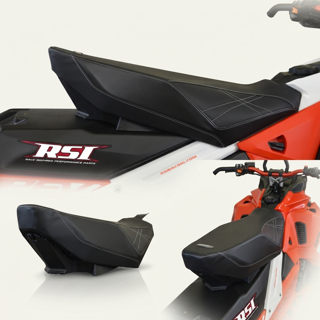 Straightline Performance 2017-2024 Ski-Doo Gen 4 MXZ/Renegade/Backcountry Gripper Seat Cover (fits Trail Performance seat) - Pleated