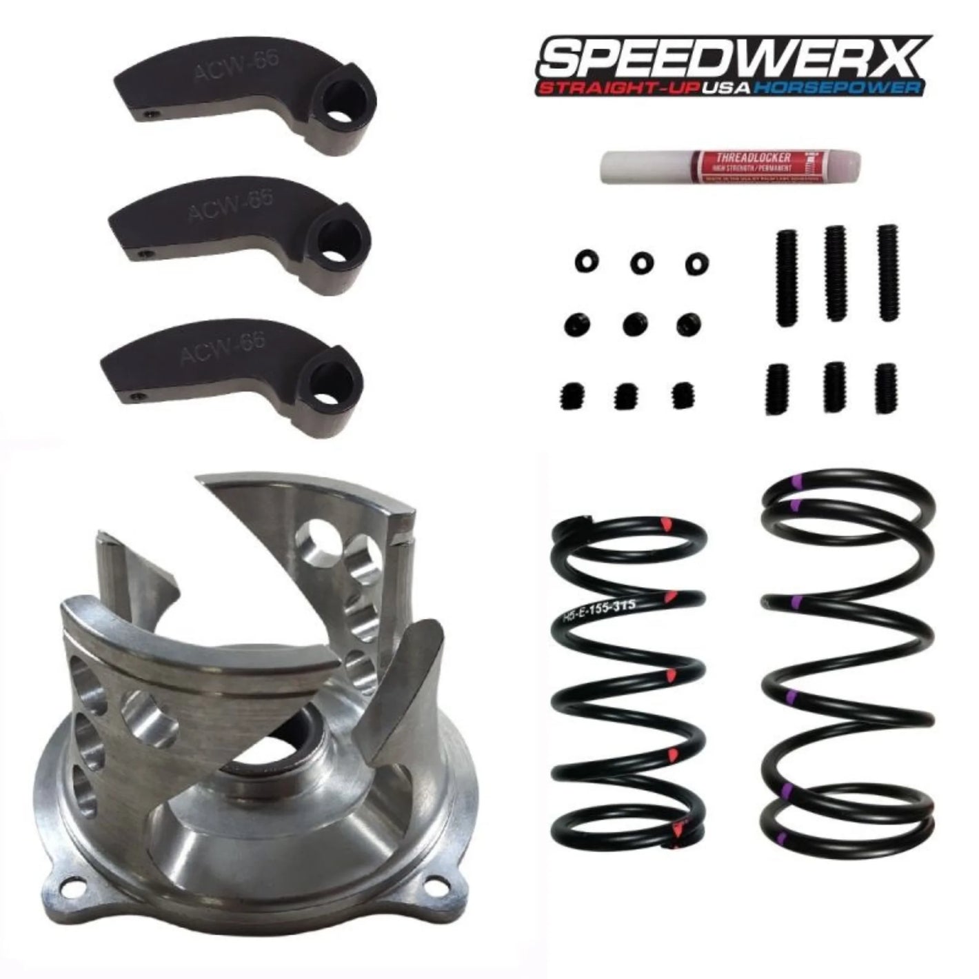 SPEEDWERX Hypershift Clutch Kit // 2025 Arctic Cat CATALYST M 858 C-TEC2 Models - Stock Pipe