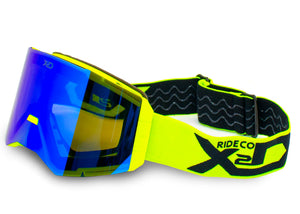 X2D RideCo CASCADE Goggles Hi Viz