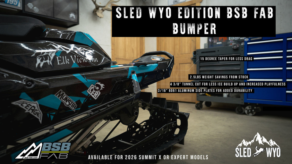 BSB Fab Sled WYO Edition Slash Rear Bumper // 2026 Ski-Doo