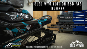 BSB Fab Sled WYO Edition Slash Rear Bumper // 2026 Ski-Doo