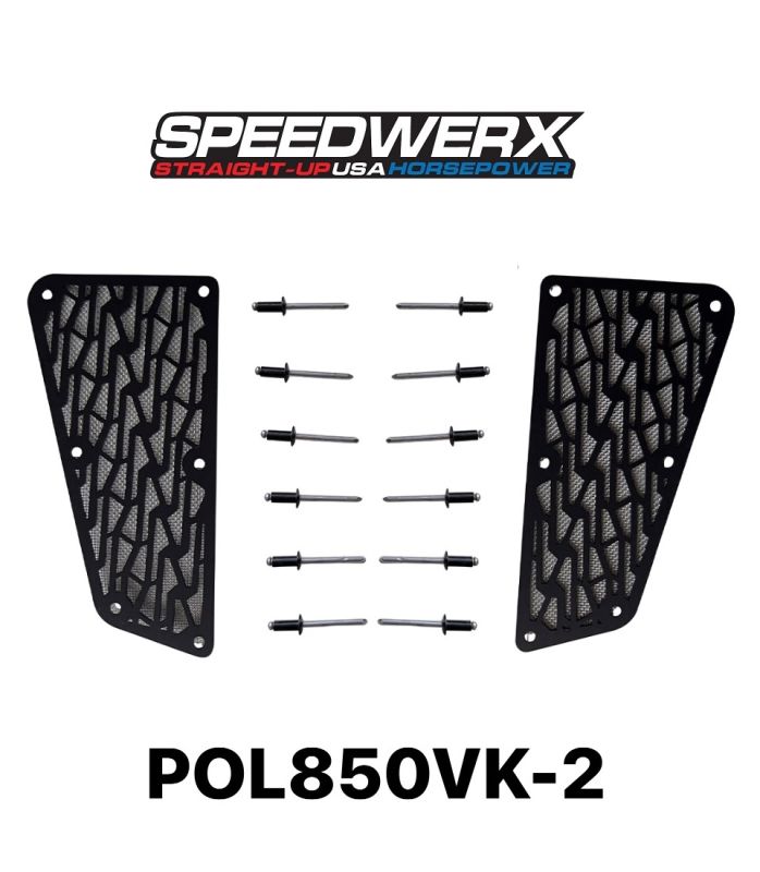 Speedwerx Panel Vent Kit // 2022-2027 Polaris Matryx RMK Models - 2pc Forward Side Panel