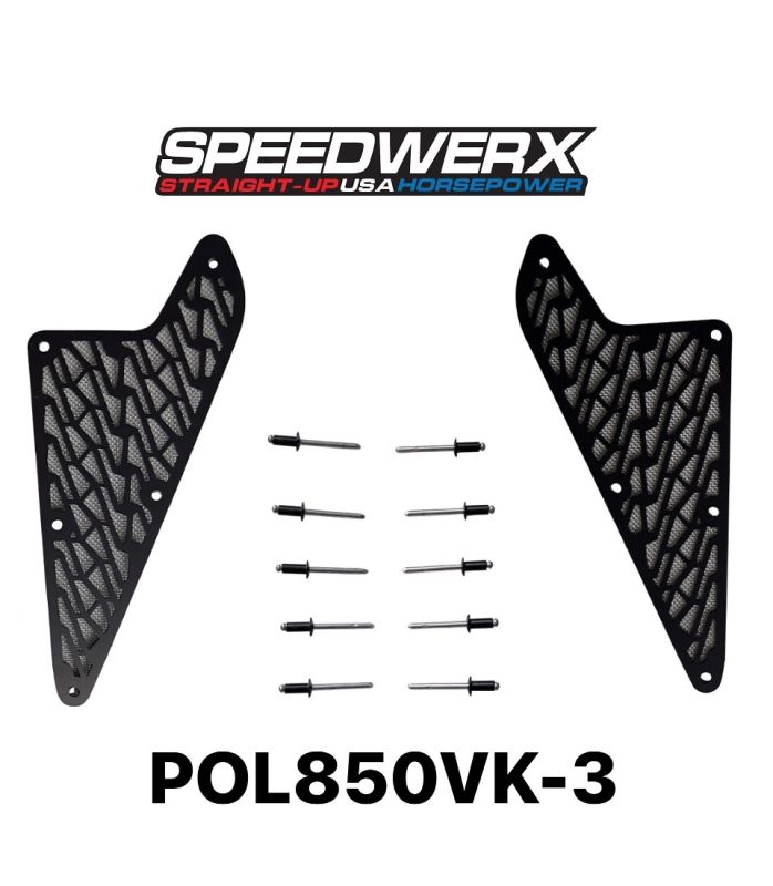 Speedwerx Panel Vent Kit // 2021-2027 Polaris Matryx Indy / Switchback / RMK Models - 2pc Rearward Side Panel