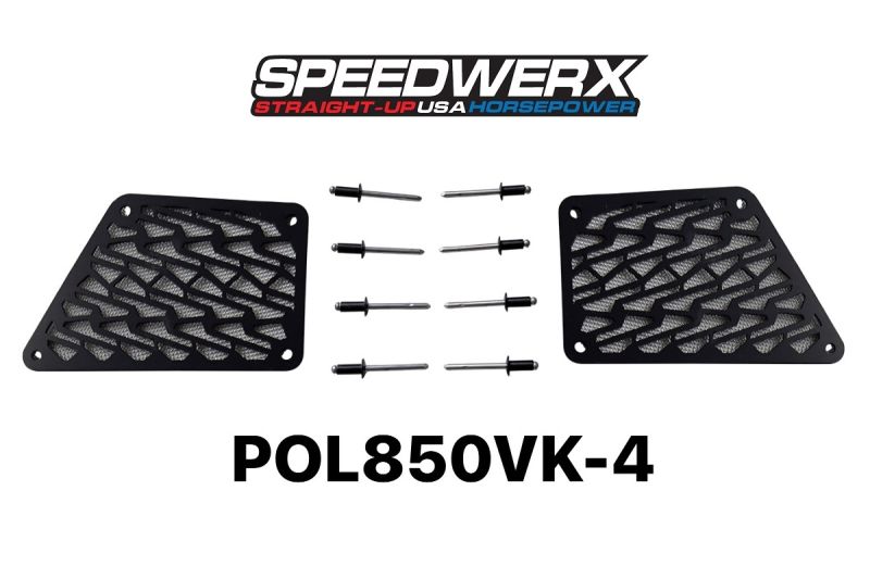 Speedwerx Panel Vent Kit // 2021-2027 Polaris Matryx Indy / Switchback / RMK Models - 2pc Fender Front Side