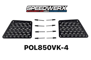 Speedwerx Panel Vent Kit // 2021-2027 Polaris Matryx Indy / Switchback / RMK Models - 2pc Fender Front Side